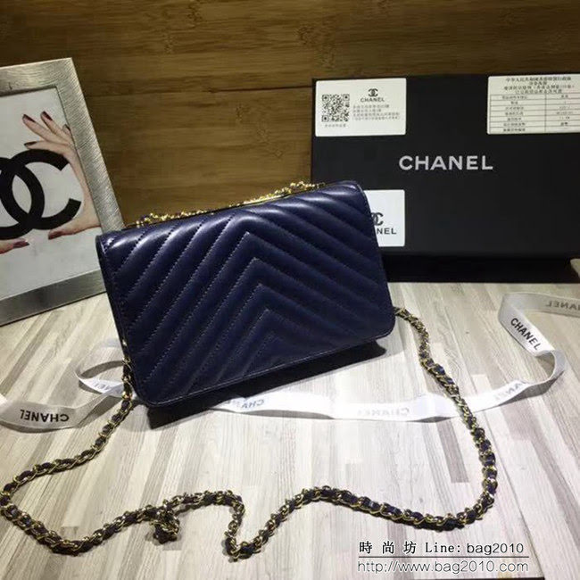 香奈兒CHANEL V982新款新顏色專櫃品質羊皮鏈條小包 DSC1254